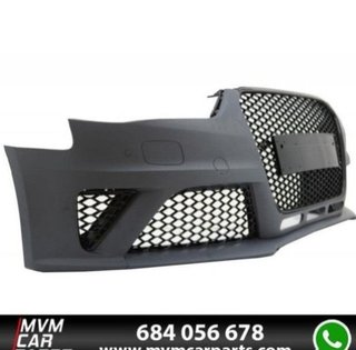 Paragolpes delantero y difusor para Audi A4 B8 Fac
