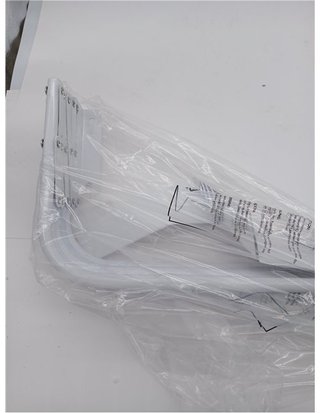 MSV Tendedero Extensible Plegable metalico de Pared 60CM Blanco