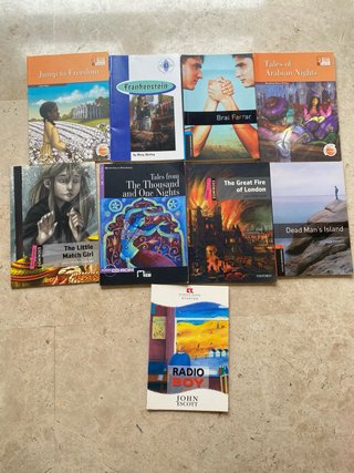 Lote libros de lectura en ingles varios niveles