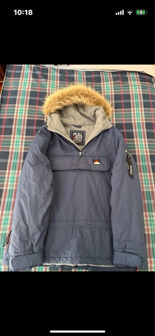 Chaqueta polar Pull&Bear hombre azul