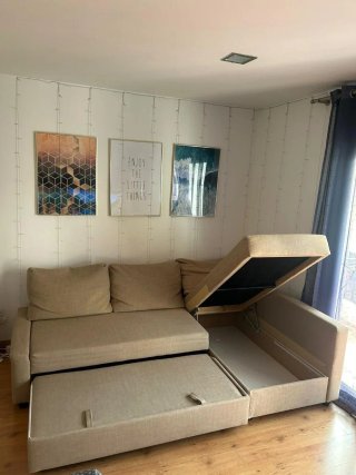 SOFA CAMA IKEA FRIHETEN BEIGE