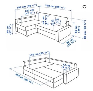 SOFA CAMA IKEA FRIHETEN BEIGE
