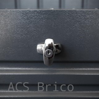 Baúl Arcón Metálico Antracita - 187x78x72 cm - Trimetals