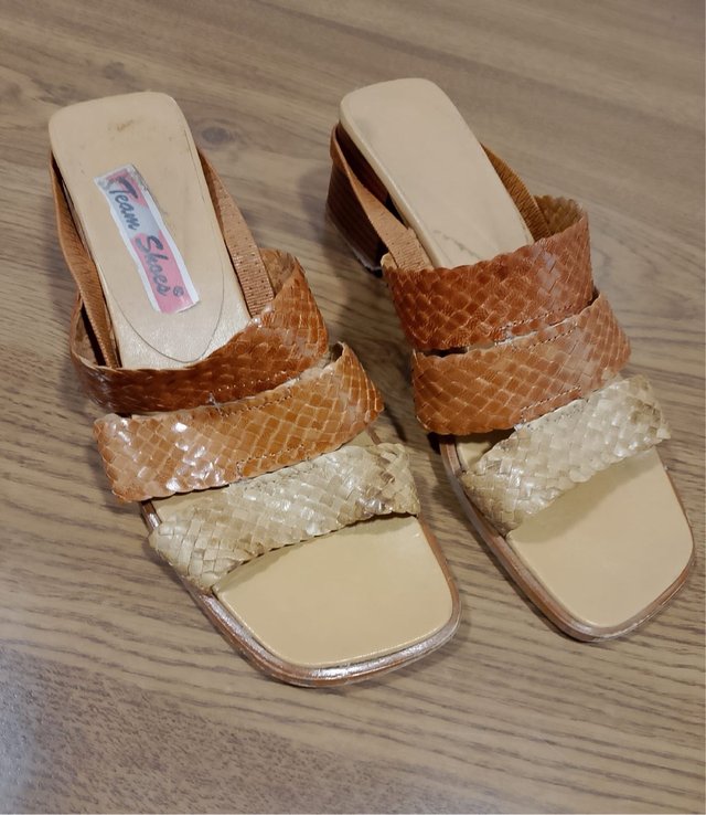 Sandalias Team Shoes Beige y Marrón