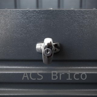 Baúl Arcón Metálico Antracita - 135x67x69 cm - Trimetals