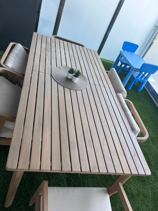 Mesa de jardín Acacia Kalea marca SKLUM