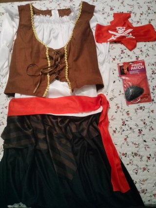Disfraz Pirata Mujer Talla Única