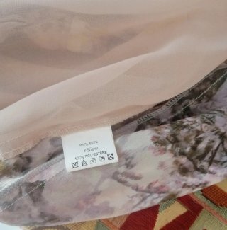 Vestito Nuvola Seta Floreale Rosa Viola