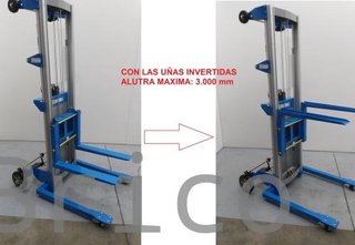 Apilador Manual Aluminio 5000 Kg - 2500 mm - 10505
