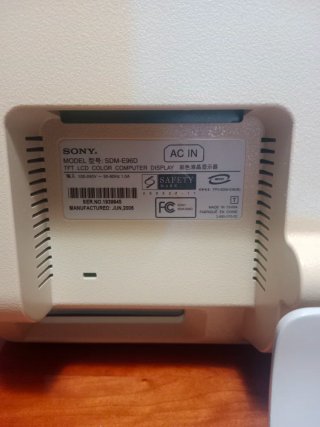 Monitor Sony Negro