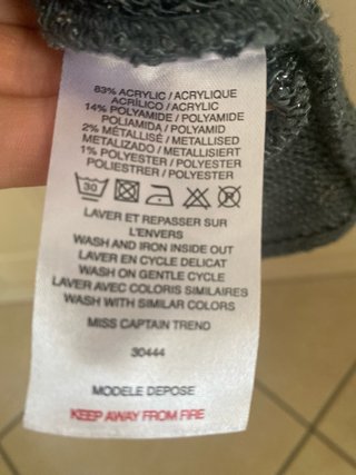 Maglia donna Trend grigia taglia unica