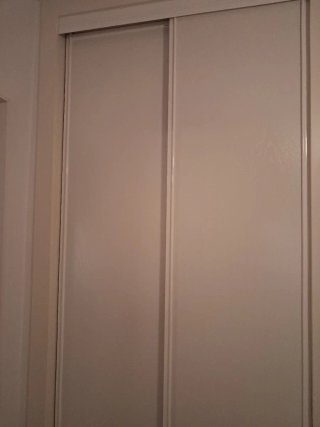 Puertas correderas blancas nuevas 2,39 × 49 cm