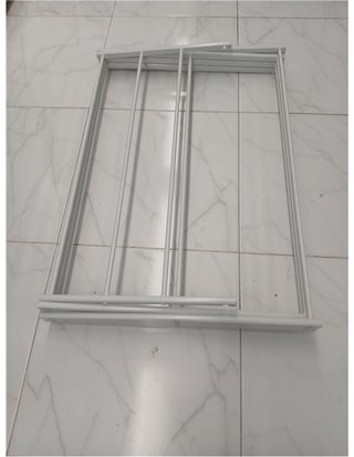 Amazon Basics Tendedero plegable - 14.5 D x 29.5 W x 41.8 H - color blanco.