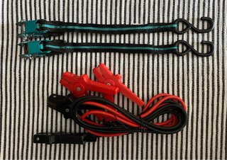 Pinzas para Batería Coche + Correas sujeción