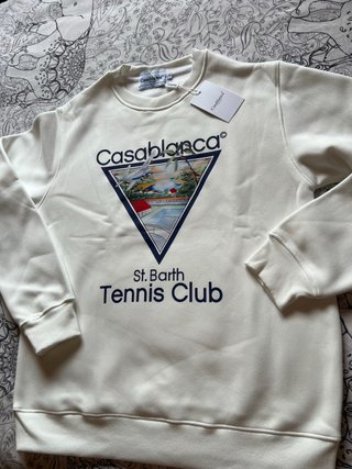 Sudadera Casablanca Tennis Club Blanca Talla M