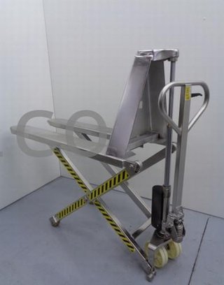 Transpaleta Tijera Inoxidable - 1000 Kg