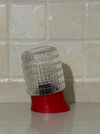 Lampada Arno Vintage Anni '60 Space Age Vetro Desi