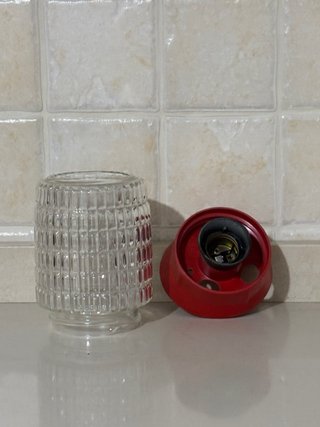 Lampada Arno Vintage Anni '60 Space Age Vetro Desi