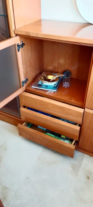 Conjunto Muebles Salón Madera