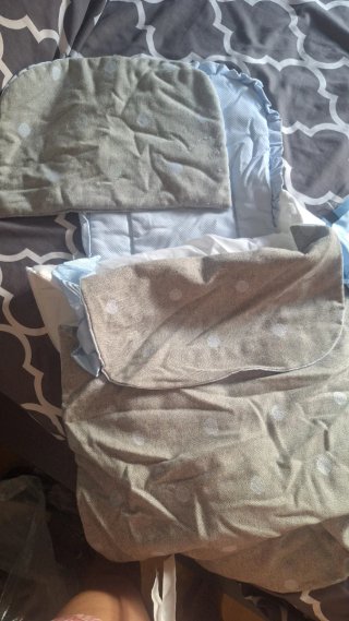 Saco Capazo Uzturre Gris y Azul