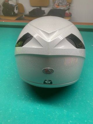 Casco Moto Shark Plata