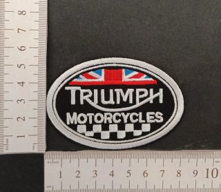 3 Toppe Triumph Motorcycles patch parche moto