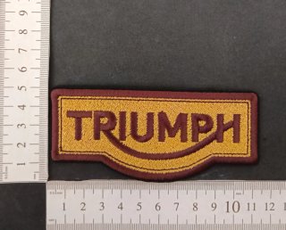 3 Toppe Triumph Motorcycles patch parche moto