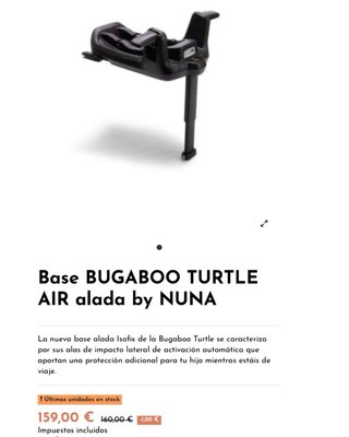 Base Isofix Bugaboo Turtle Nuna