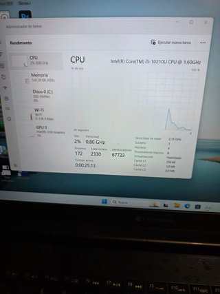 Ordenador portátil TOSHIBA I5 DECIMA GENERACIÓN