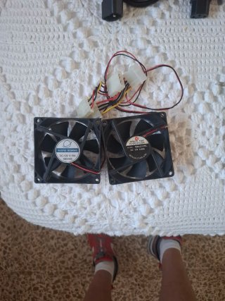 Lote Componentes PC: Cables, Ventilador, Tarjetas