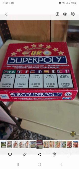 Superpoly Euro Juego de Mesa