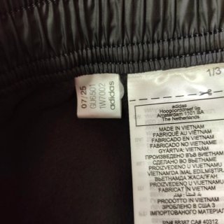 Pantalón Adidas Terrex Cortavientos Negro