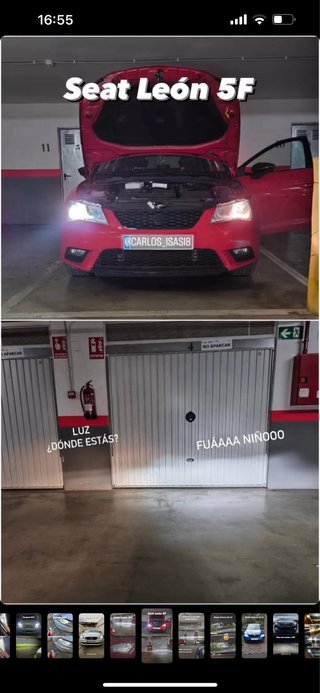 Kit LED H11 vent 100W (pregunta por otras)