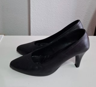 Zapatos de tacón negros talla 36