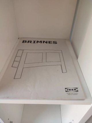 Cabecero Ikea BRIMNES 146cm Compartimentos