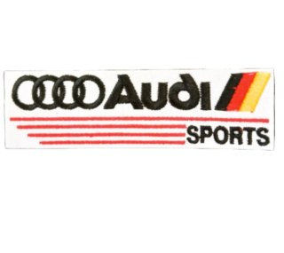 Toppa Audi Sports patch parche badge automobile