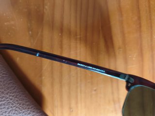Occhiali da sole Ray-Ban marrone e dorati