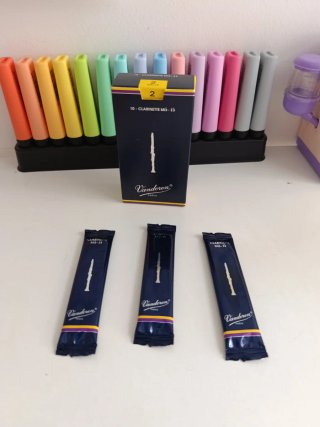 5 Cañas Clarinete Vandoren nº 2
