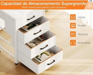 Escritorio esquinero blanco