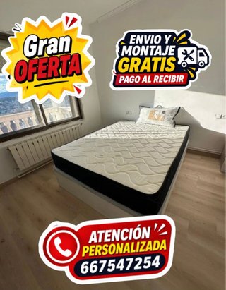 Canape y colchon 90x190 105x190 135x190 150x190