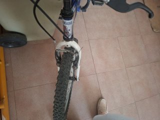 Bicicleta infantil Decathlon azul