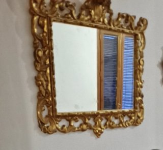 Espejo Dorado Antiguo