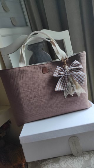 Bolso Tote Reversible Artesanal