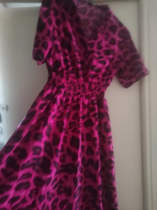 Vestido Shein Animal Print Talla M