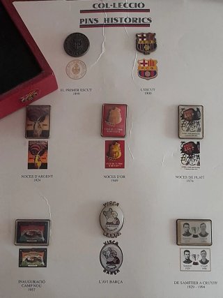 Colección Pins Históricos F.C. Barcelona