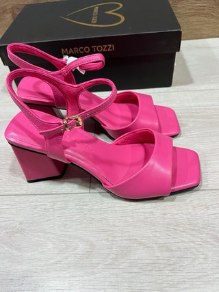 Sandalias Marco Tozzi Tacón Bloque Talla 37