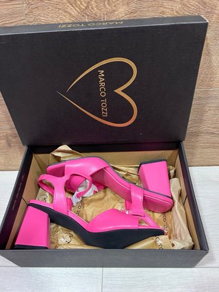 Sandalias Marco Tozzi Tacón Bloque Talla 37