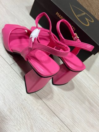 Sandalias Marco Tozzi Tacón Bloque Talla 37