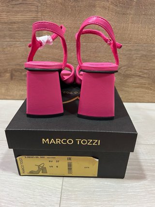 Sandalias Marco Tozzi Tacón Bloque Talla 37