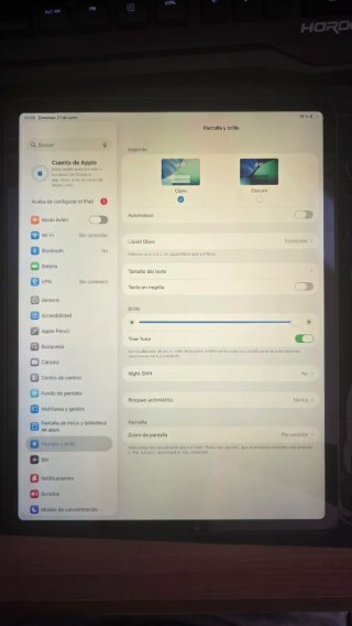 iPad Pro 4ª Gen 12.9 Pantalla Amarilla